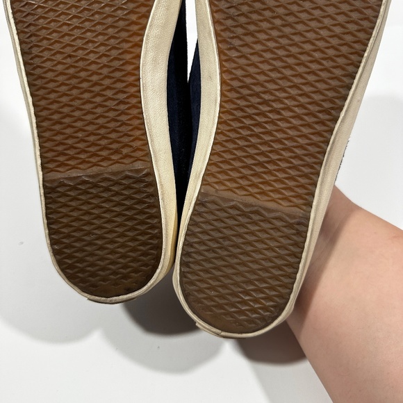 Vans [ Womens 8 US ] Suede Flat Slip on Shoes in‎ Blue and Brown lace ups - Picture 7 of 10